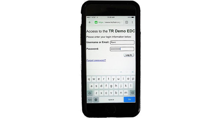 Photo of EDC Functions on a Mobile device